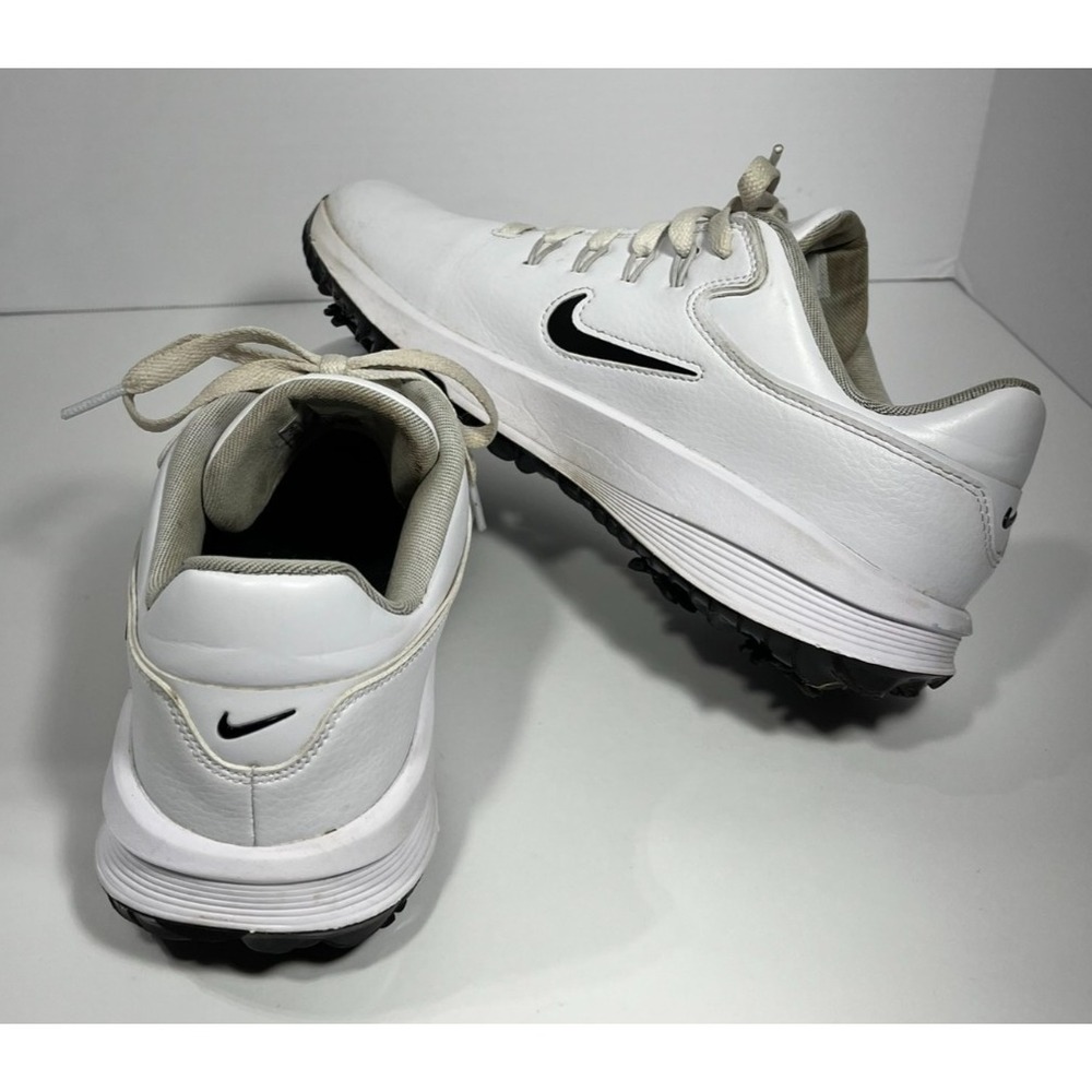 Nike Victory Pro 4 White Black Golf Shoes FZ7611-100 Spiked Men's Size 8.5